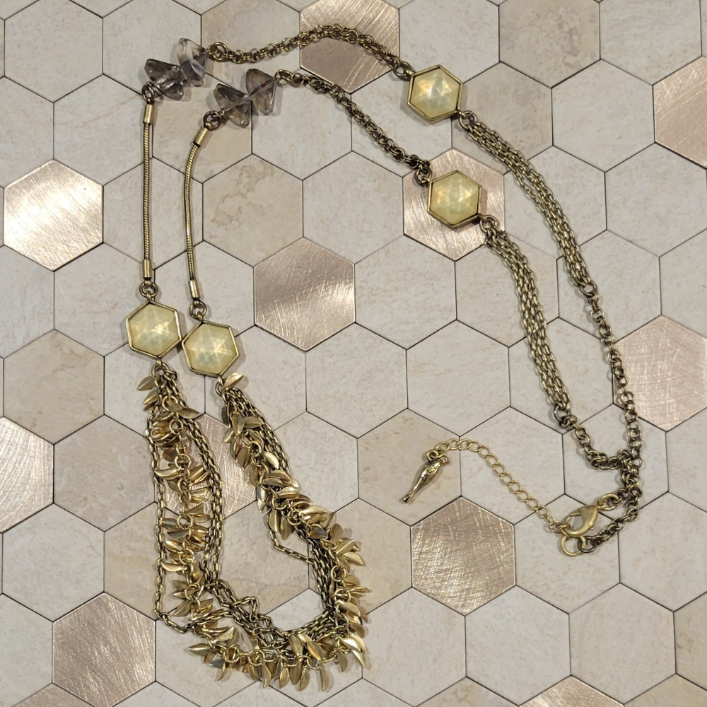 Chloe + Isabel Casablanca Mother Of Pearl Long Necklace